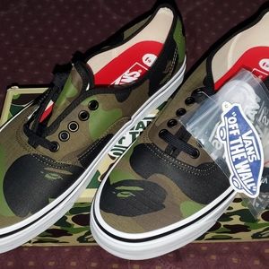 BAPE x VANS 1ST CAMO AUTHENTIC MENS